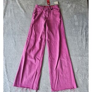 Guess Jeans Womens 26 Pink Anemone Bloom NWT